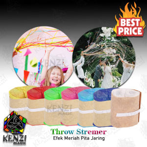 Alat Sulap Throw Streamer Hand Magic Stage Ending