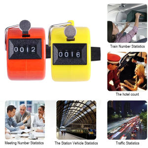 Hand Held Tally Counter 4 Digit Number Tasbih Zikir Analog Mechanical Manual Counting Timer Finger Clicker Golf Counter Palm Digital 計數器