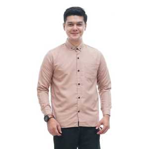 KEMEJA PRIA MENS POLOSAN LENGAN PANJANG COOLMAN PAKAIAN PRIA CASUAL