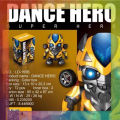 Dance Hero BumbleBee Yellow Robot Battery Operated Light Sound Tiktok Trending. 