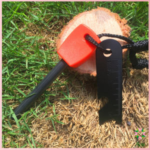 Ayla แท่งจุดไฟแม็กนิเซียม สำหรับเดินป่า แบบพกพา Fire Starter Survival Tool