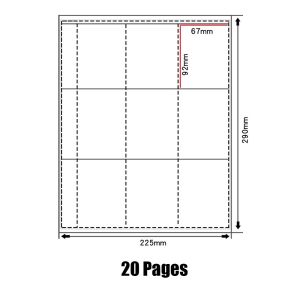 80/180 Pockets Binder For Photocard Idol Game Card Collection Album Binder Album