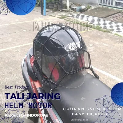 Tali Jaring Helm Termurah / Tali Pengikat Helm di jok Motor