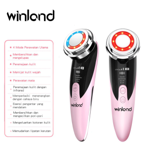 Winland 【COD】Alat Setrika Wajah Pemijat Perawatan Kulit Anti Anging Facial Massage 4in 1 （Garansi 1 tahun）