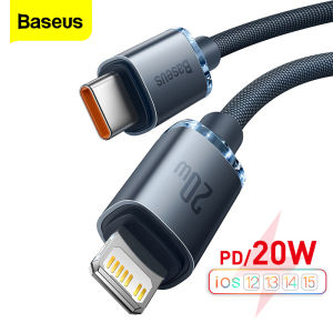 Baseus PD 20W USB C Cable Fast Charging For iPhone 14 13 Pro Max 12 11 Pro XS Max XR Mini Charger Type C Cable For iPad USBC Data Wire Cord