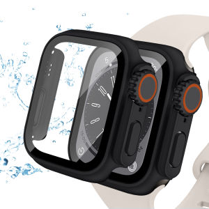 Thay vỏ Watch Ultra cho iWatch Series 11/10 ốp lưng 46mm 45mm 41mm 40mm 44mm 42mm 38mm ốp nhựa với kính cường lực bảo vệ màn hình cho App1e Watch Series 9 8 7 6 5 4 3 2 1 Series SE3 SE2 SE