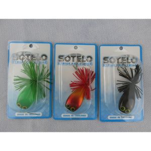SOTELO TIDTY 3.5CM jump Frog Expert For Snakehead Hunter Haruan/Toman Bunga/Buju (3PCS-SET)