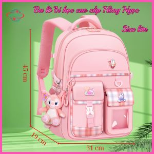 [Kèm Móc Khóa] Ba Lô Đi Học Cao Cấp Chống Thấm - Thời Trang Ba Lô Chống Gù Cho Bé Đến Trường - Hồng Ngọc Shop