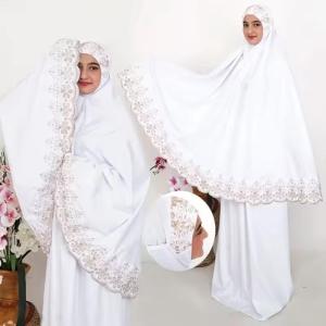 COD MUKENA BORDIR GRACELLA  DEWASA JUMBO KATUN PREMIUM TERLARIS