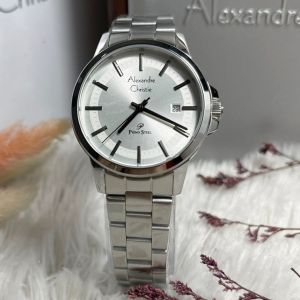 Jam Tangan Pria dan Wanita Alexandre Christie AC 1034 AC1034 Original Garansi Resmi 1 Tahun - Stainless