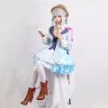 Genshin Impact Kamisato Ayaka Springbloom Missive Cosplay Costume Wig Dress Game New Skin Outfit Inazuma Women Girls. 