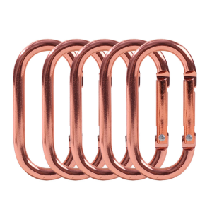 5PCS Aluminum Alloy U-Ring Safety Buckle Mountaineering Buckle Camping Hiking Hook Outdoor Sports Tools