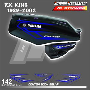 RX KING 1983 - 2002 (COD) STIKER STRIPING MOTOR YAMAHA RX KING 1983 - 2002   - STIKER LIST SIMPLE WARNA VARIASI DESAIN RACING HOLOGRAM DAN TRANSPARAN BISA COD IP.KODE R-142 IP PROJECT