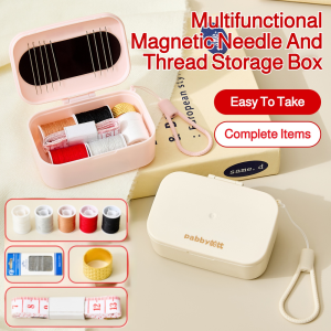 Home Portable Magnetic Multifunctional Needle And Thread Storage Box Creative Hand Sewing Needle And Thread Kit Set DIY Sewing Tools
