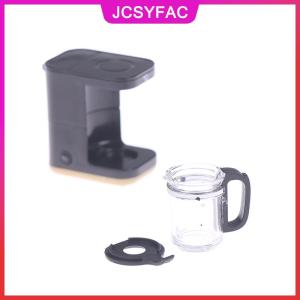 JCSYFAC Máy pha cà phê thu nhỏ Nhà búp bê 1:12 Máy pha cà phê nhà bếp Bình cà phê Đồ chơi búp bê