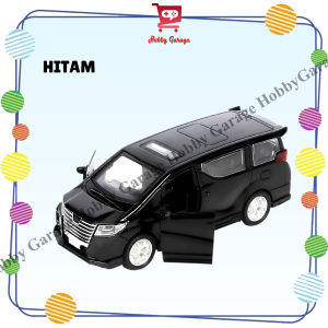 Miniatur Diecast Alphard 1:32 PullBack Mobil Metal Toyota Bisa Buka Tutup