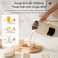 Simplus Máy làm sữa hạt 1000ML Máy xay đa năng Làm nước ép, súp bí đỏ Xay sinh tố Hỗ trợ làm nóng Giữ ấm PBJH001. 