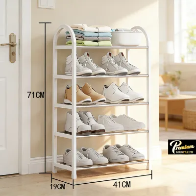 4/5 Layer Simple Non-woven Shoe Rack Shoe Cabinet Organizer Box Storage Student Dormitory Assembled shoe rack organizer