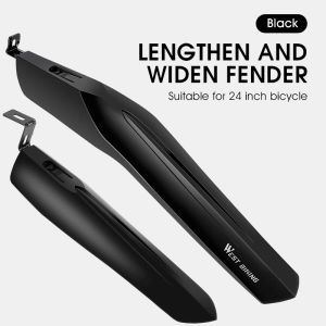 WEST BIKING Bicycle Fenders Mountain Bike Front Rear Mud Fenders Lengthen Durable MTB Cycling Wheel Wings Mudguard 22-29 inch