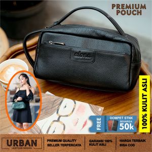 Tas Tangan Wanita ALONA PREMIUM POUCH BAG Kulit Sapi 100% Tas Jinjing Handbag Cewek Import Terbaru