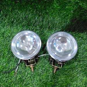 1 Set Lampu Tembak Kabut Bulat Lampu Sorot Foglamp Kabut Universal Motor Mobil