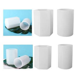 Cylinder Decorations Silicone Mould DIY Crafts Plaster Wax Soap Resin Mold Handmade Storage Box Silicone Mold