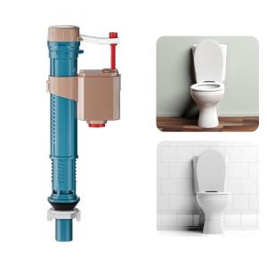 Toilet Flushing System Replacement Adjustable Fill Valves Quiet Operate Toilet Fill Valves for Different Tanks Height