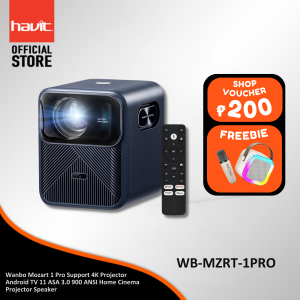 Wanbo Mozart 1 Pro Support 4K Projector Android TV 11 ASA 3.0 900 ANSI Home Cinema Projector Speaker