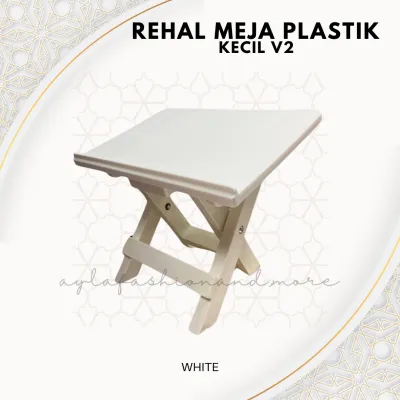 Rehal Meja Plastik dan Rehal Meja kayu | Plastik Rehal Kanak-Kanak | Reading Table Rehal Muqadam Al-Quran 555 SMALL