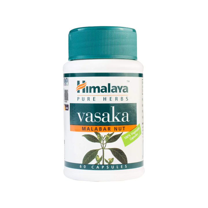 Himalaya Vasaka 60 Tablets Effective Respiratory Care Relieving Cough ...
