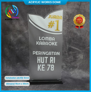 Plakat Akrilik Custom Cepat Wisuda Wedding Seminar