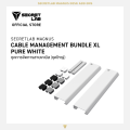 Secretlab MAGNUS Cable Management Bundle XL White — ชุดการจัดการสายเคเบิล สีขาว (ชุดใหญ่). 