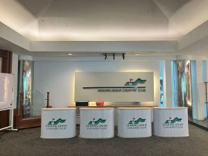 Easy Counter Big Curve Oval (no header) | Pop Up Table | Pop Up counter Big Polycounter curve / POP UP TABLE / COUNTER ECONOMISPop up Table / Pop Up Counter Podium /Pop Up Table Big / Pop Up Counter NEWS ECONOMIS/Meja Pameran Big Polycounter bisa bongkar