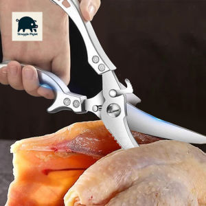 Professional Chicken Bone Scissors Upgraded Poultry Shears Cutter Stainless Steel Turkey Meat Fish Vegetables Kitchen Scissors