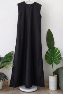 INNER DRESS PANJANG LEKBONGDALEUMAN MUSLIM .LEKBONG TANPA TANGANSIZE SMLXL