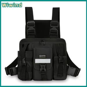【Wiwind】ถุงหีบกีฬากลางแจ้งกระเป๋าสะพายไนล่อนขนาดใหญ่ถุงเสื้อกั๊กมัลติฟังก์ชั่นกระเป๋าหน้าอกเดินทางกระเป๋าเป้สะพายหลังกีฬา
