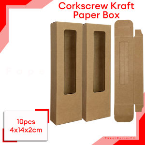 PaperCornerPh - Corkscrew Kraft Paper Box (10pcs/Pack)