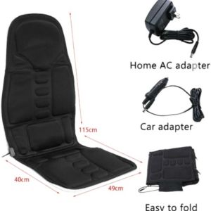 ด้วยรีโมทคอนโทรล เบาะนวดไฟฟ้า เบาะนวดไฟฟ้าเบาะนวดสุขภาพ พกพาลดปวดหลังปวดเอวฟรีรีโมทฟรีสายต่อไฟรถ