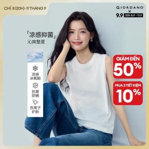 GIORDANO Women Apparel Warm Weather Apparel Knitted Fabric Apparel Slight Elasticity Apparel 05326388