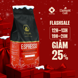 Cà phê hạt rang L’amant Espresso số 01 - L’amant No.01 Espresso Roasted Coffee