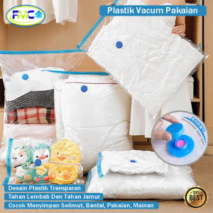 Plastik Vacum Bag Kompresi Baju Transparan Vakum Bag Pakaian Tempat Menyimpan Mainan Dan Selimut Baju Murah Ukuran Besar Sedang Kecil Vacum Plastic Bag Travel Vacum Plastik Korea Vakum Baju Pakaian
