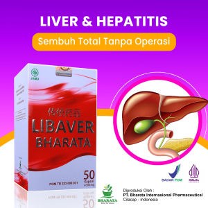 Obat Liver Hepatitis Paling Ampuh Libaver Bharata Kemasan 500g Isi 50 Kapsul Asli Bergaransi Bpom