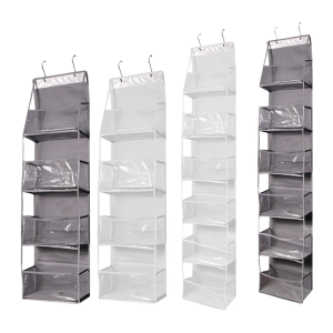 Multipurpose Over Door Bag Organizer Space Saving Handbag Holder Waterproof Storage Container For Accessories