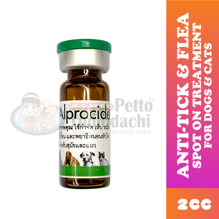 Anti Tick and Flea Medicine Alprocide Spot On Treatment for Cats and