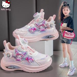 Christmas gifts Halloween Sanrio Spring Autumn New Girls Casual Shoes Kuromi Winter Anime Kids Cartoon Kawaii Soft Soled Breathable Sweet Sports Shoes
