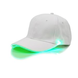 CNIEN8 Adjustable LED Light Baseball Cap Neon Cotton Flashing Glow Rave Party Cap Apparel Accessories Sunscreen Hip-hop Luminous Hat Stage Performance