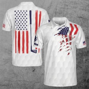 Fashionable New Casual Sports Mens 3D Fun Golf Pattern Printing Polo Shirt Short Sleeved Top Summer New Item Breathable Quick Dry Pullover
