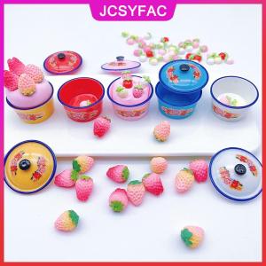 JCSYFAC 2pcs Dollhouse Miniature Hoài Cổ Cuộc Sống cảnh trang trí men lưu vực búp bê phụ kiện đồ chơi