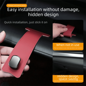 NIFINE Da Móc treo đồ trên tựa đầu xe hơi Phổ quát Chịu tải trọng lớn Móc treo đồ gắn lưng ghế Đa chức năng Kho chứa đồ bí mật Móc treo ghế Ghế sau tự động