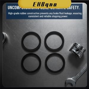 EHBqna[COD] Bike Motorcycle Disc Brake Caliper Piston O-Ring 4Pcs Set Durable Sealing Rings For Smooth Brake Action All Purpose Use